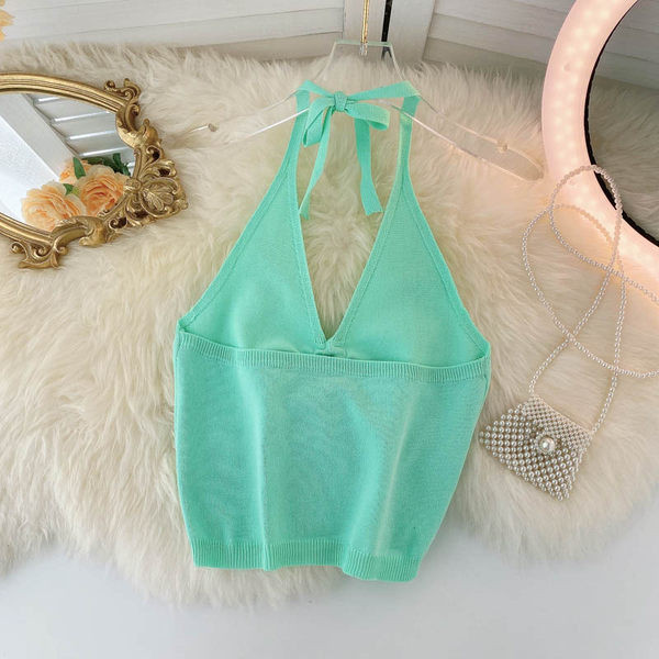 Sieviešu topus ar saitēm vairākās krāsās