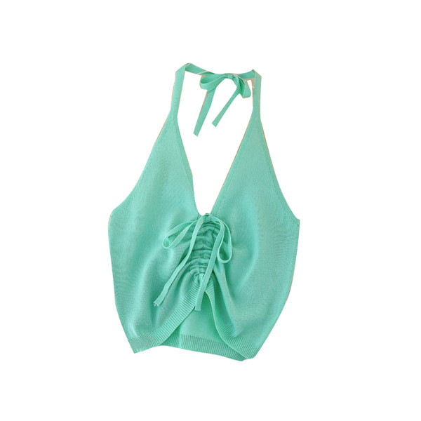 Sieviešu topus ar saitēm vairākās krāsās