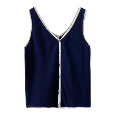 Maieu de dama din tricotat subtire cu nasturi