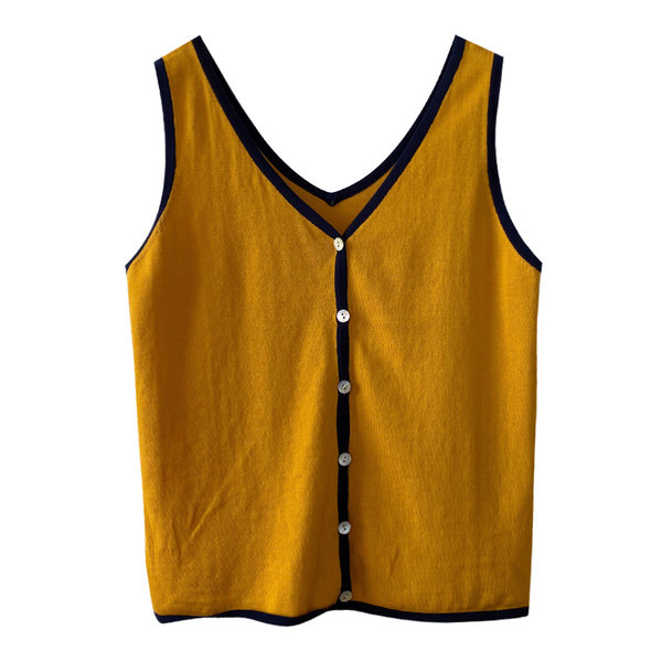 Maieu de dama din tricotat subtire cu nasturi