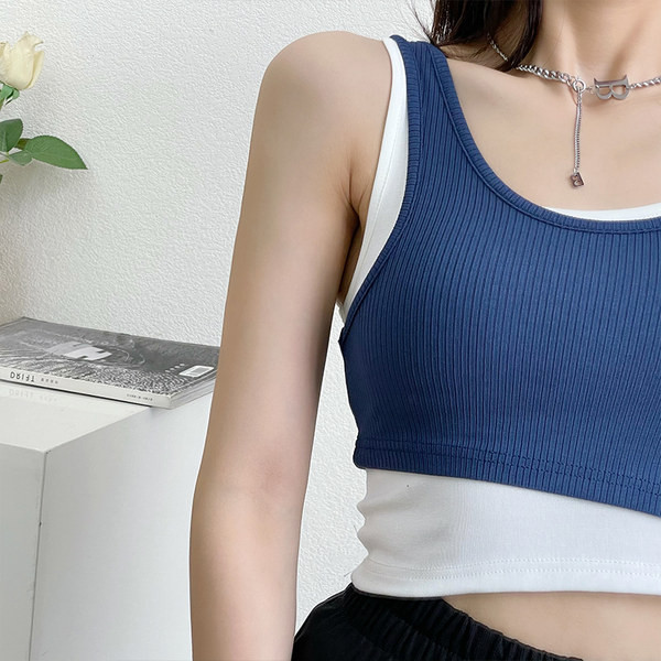 Top scurt de damă lejer, cu bretele subțiri