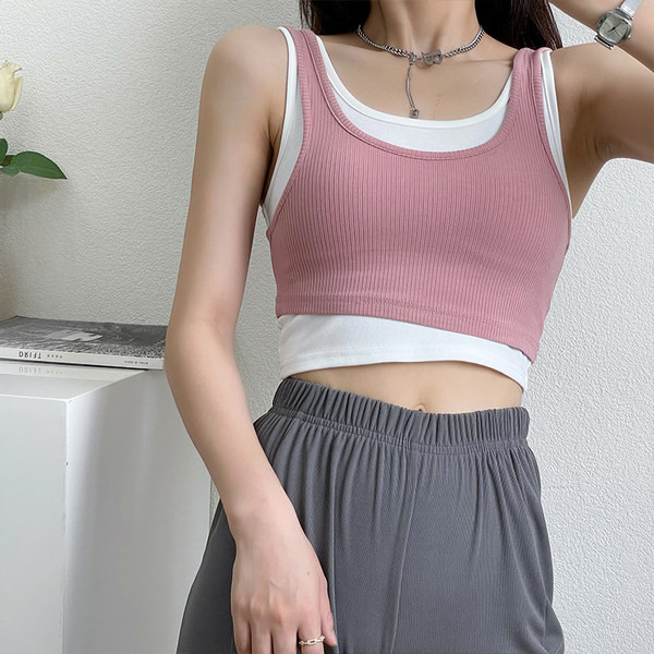 Top scurt de damă lejer, cu bretele subțiri