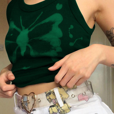 Ikdienas sieviešu īss topus ar ovālu kakla izgriezumu