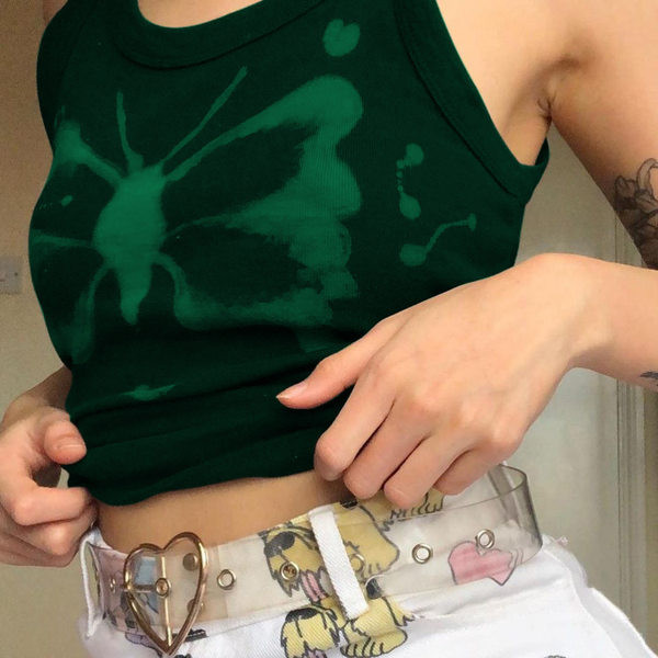 Ikdienas sieviešu īss topus ar ovālu kakla izgriezumu