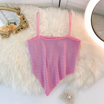 Sieviešu velveta tops ar plānām lencītēm četrās krāsās