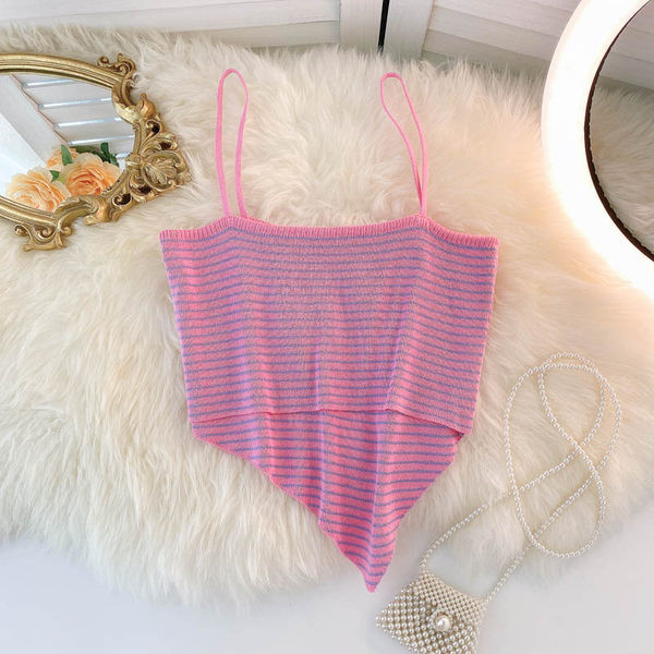 Sieviešu velveta tops ar plānām lencītēm četrās krāsās