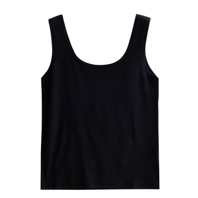 Maieu casual de damă, cu decolteu pătrat și bretele largi