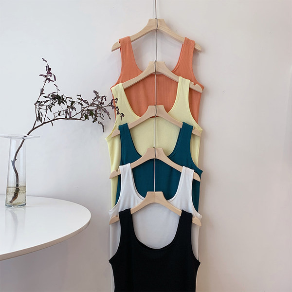 Maieu casual de damă, cu decolteu pătrat și bretele largi