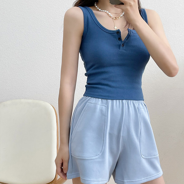 Maieu de damă din catifea cu decolteu pătrat și nasturi