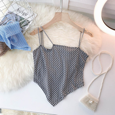 Jauna modeļa sieviešu topiņš ar plānām lencēm - vairākas krāsas