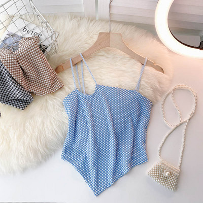 Jauna modeļa sieviešu topiņš ar plānām lencēm - vairākas krāsas