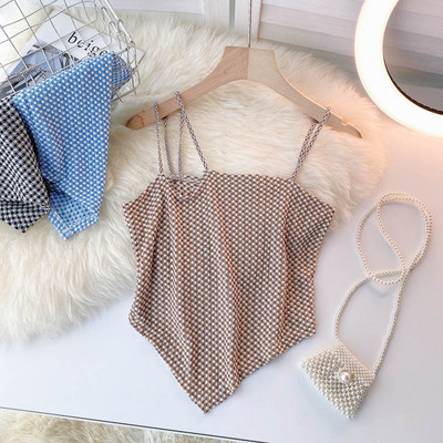 Jauna modeļa sieviešu topiņš ar plānām lencēm - vairākas krāsas