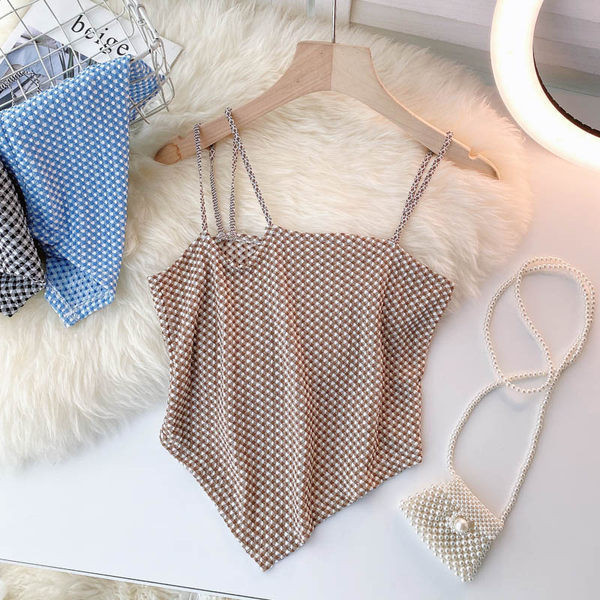 Jauna modeļa sieviešu topiņš ar plānām lencēm - vairākas krāsas