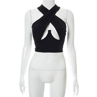 Stilīgs sieviešu īss krūtis ar platām lencēm vairākos modeļos