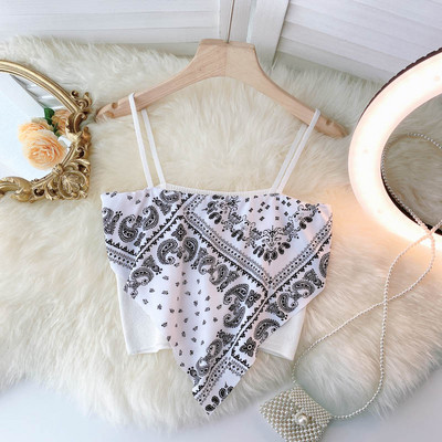 Īss sieviešu topiņš ar plānām lencītēm – dažādas krāsas