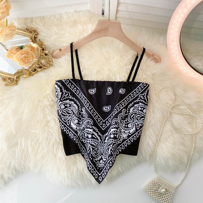 Īss sieviešu topiņš ar plānām lencītēm – dažādas krāsas