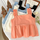 Ikdienas sieviešu bikses ar kvadrātveida kakla izgriezumu vairākās krāsās