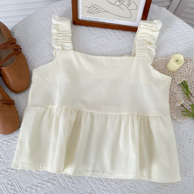 Ikdienas sieviešu bikses ar kvadrātveida kakla izgriezumu vairākās krāsās