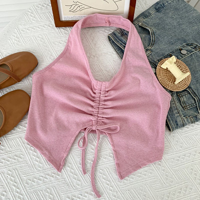 Sieviešu ikdienišķa bikses ar rievotu daļu vairākās krāsās