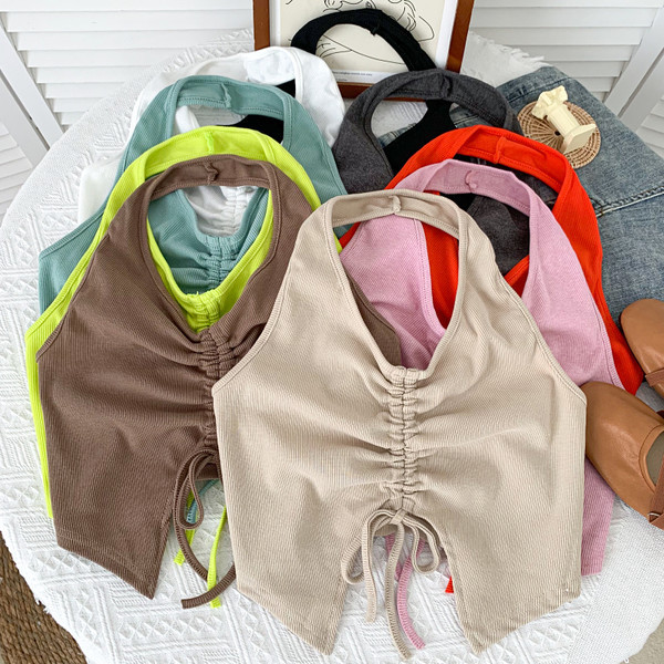 Sieviešu ikdienišķa bikses ar rievotu daļu vairākās krāsās