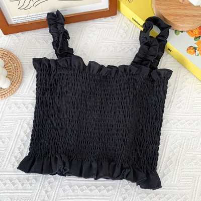 Maiou de damă în carouri model nou cu decolteu pătrat