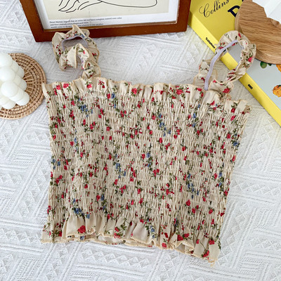 Maiou de damă în carouri model nou cu decolteu pătrat