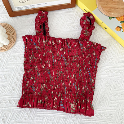 Maiou de damă în carouri model nou cu decolteu pătrat