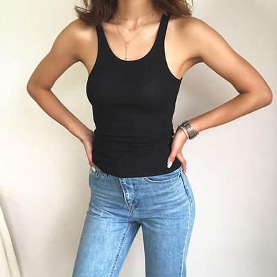 Top de damă casual model simplu cu bretele largi