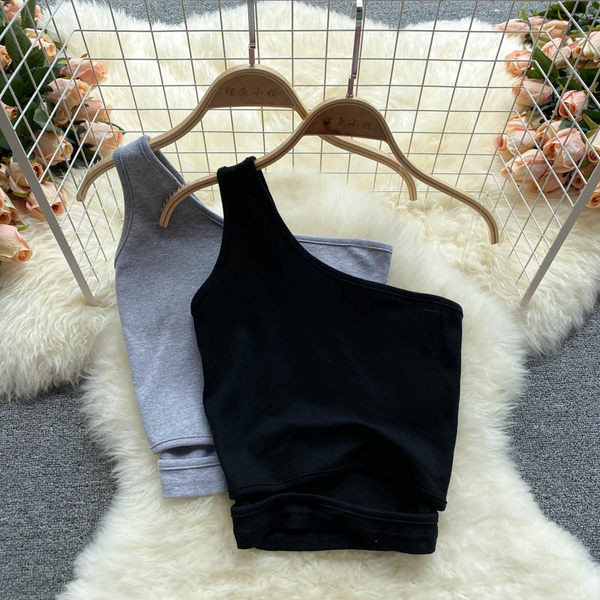 Sieviešu bikses ar vienu siksnu melnā un pelēkā krāsā