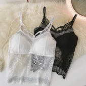 Sieviešu bikses ar plānām lencēm ar mežģīnēm