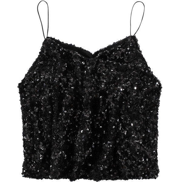 Maieu modern de dama - cu paiete si bretele subtiri