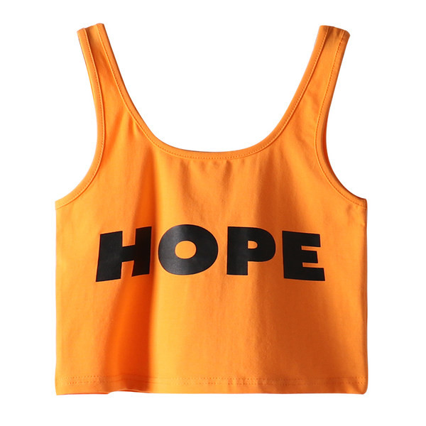 Top zilnic scurt cu inscripție pentru femei