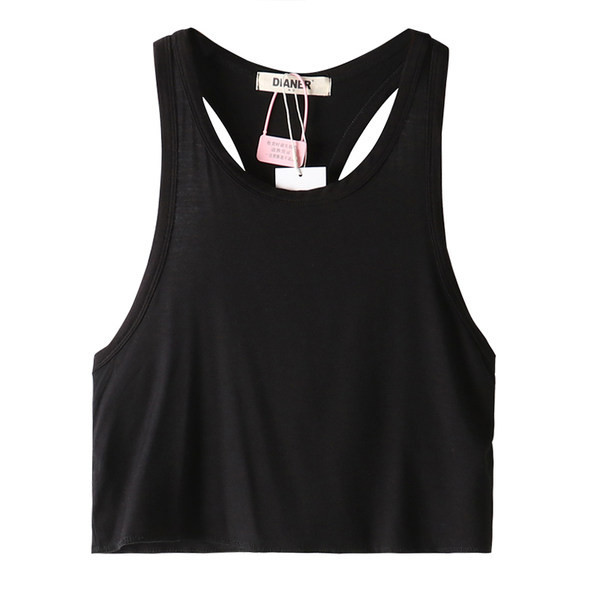 Sieviešu īss tops ar ovālu kakla izgriezumu