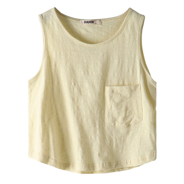 Нов модел потник с О-образно деколте с джоб