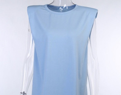 Maiou elegant de dama cu decolteu oval, model simplu