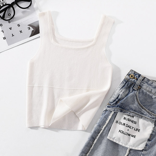 Sieviešu ikdiena ar kvadrātveida kakla izgriezumu - vairākās krāsās