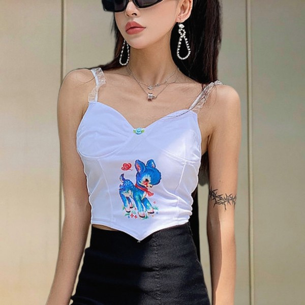 Maieu casual dama cu aplicatie model scurt