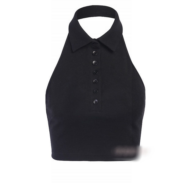 Bustiera scurta moderna de dama cu nasturi model uni