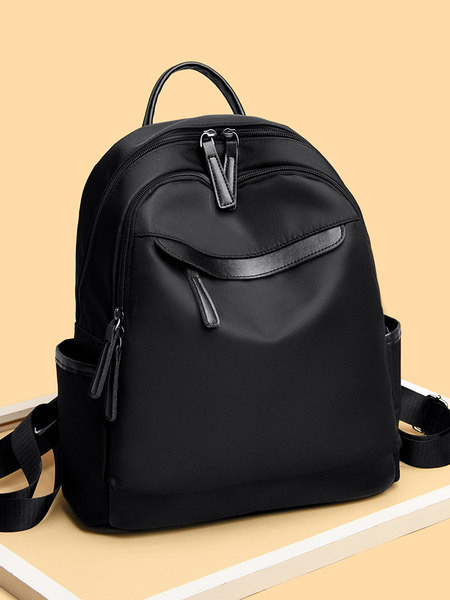 Rucsac modern de dama model simplu cu fermoar frontal