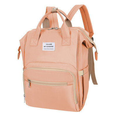 Sieviešu ikdienas mugursoma ar priekšējo kabatu un īsu rokturi