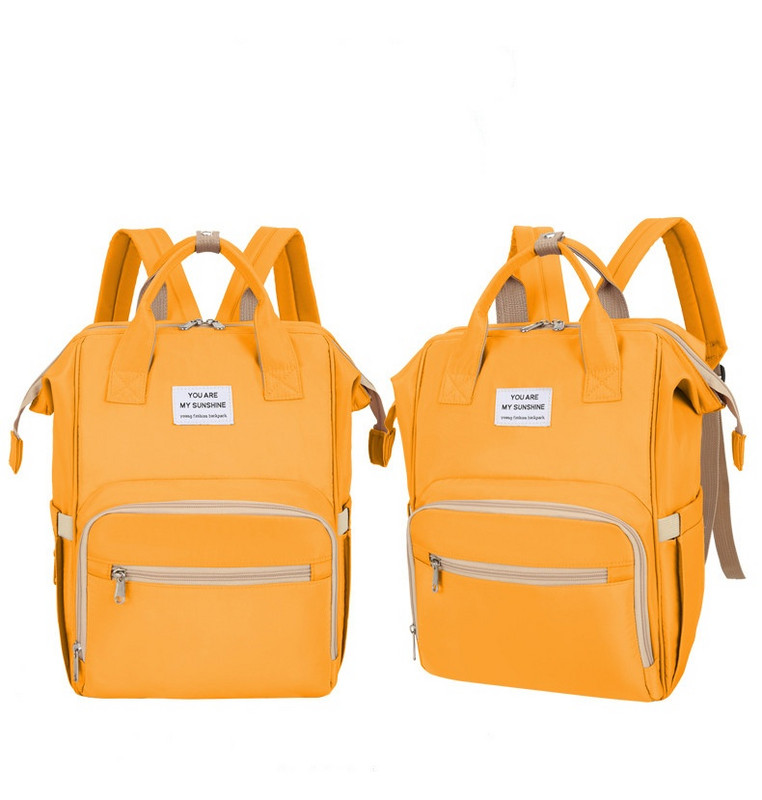 Sieviešu ikdienas mugursoma ar priekšējo kabatu un īsu rokturi