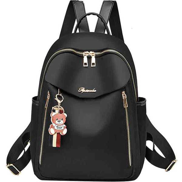 Ženski svakodnevni ruksak s patentnim zatvaračem i 3D elementom