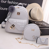 Moderan ženski ruksak ili set od tri dijela u više boja