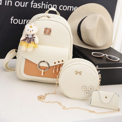 Moderan ženski ruksak ili set od tri dijela u više boja