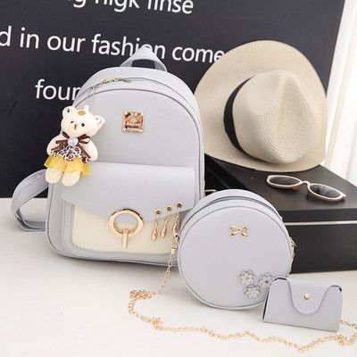 Moderan ženski ruksak ili set od tri dijela u više boja