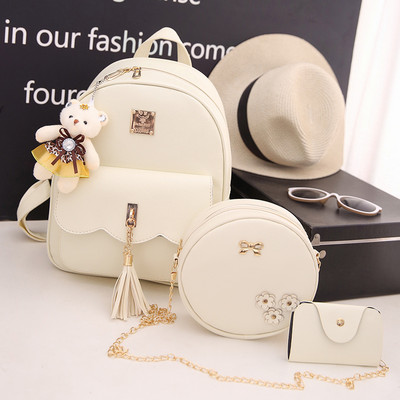 Moderan ženski ruksak ili set od tri dijela u više boja