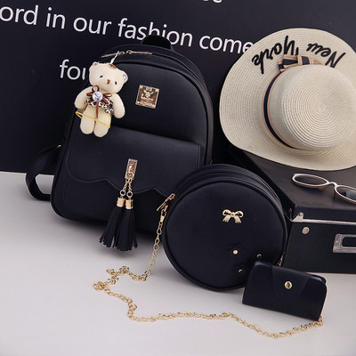 Moderan ženski ruksak ili set od tri dijela u više boja