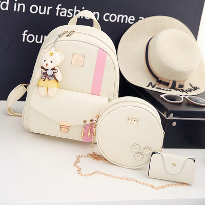 Moderan ženski ruksak ili set od tri dijela u više boja