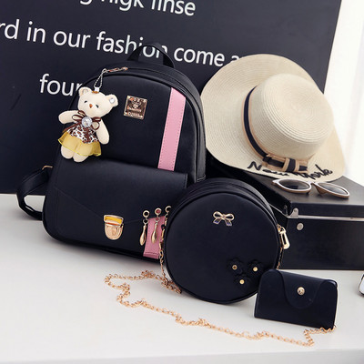 Moderan ženski ruksak ili set od tri dijela u više boja