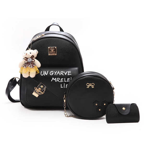 Moderan ženski ruksak ili set od tri dijela u više boja